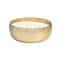 90oz English Garden Scented White 4 Wick Candle in Hammered Gold Bowl